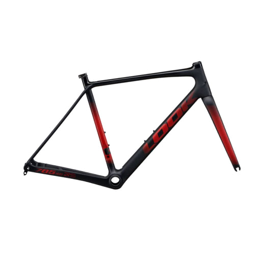 LOOK 785 Huez Disc Frameset (Black/Metallic Red Mat Glossy)
