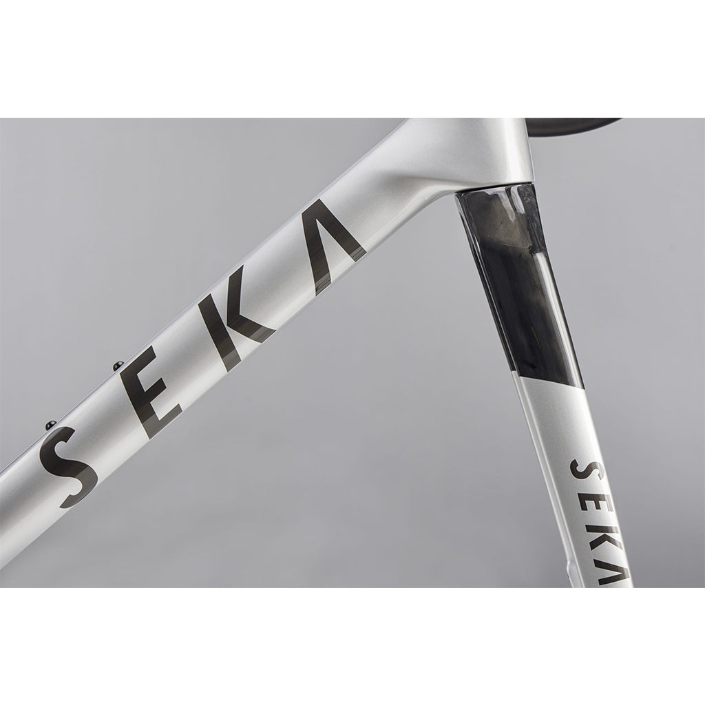 SEKA Spear Frameset - Achromatic Silver