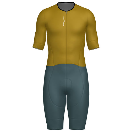Santini Leaf Trisuit (Sh.Sleeve)-OCHRE