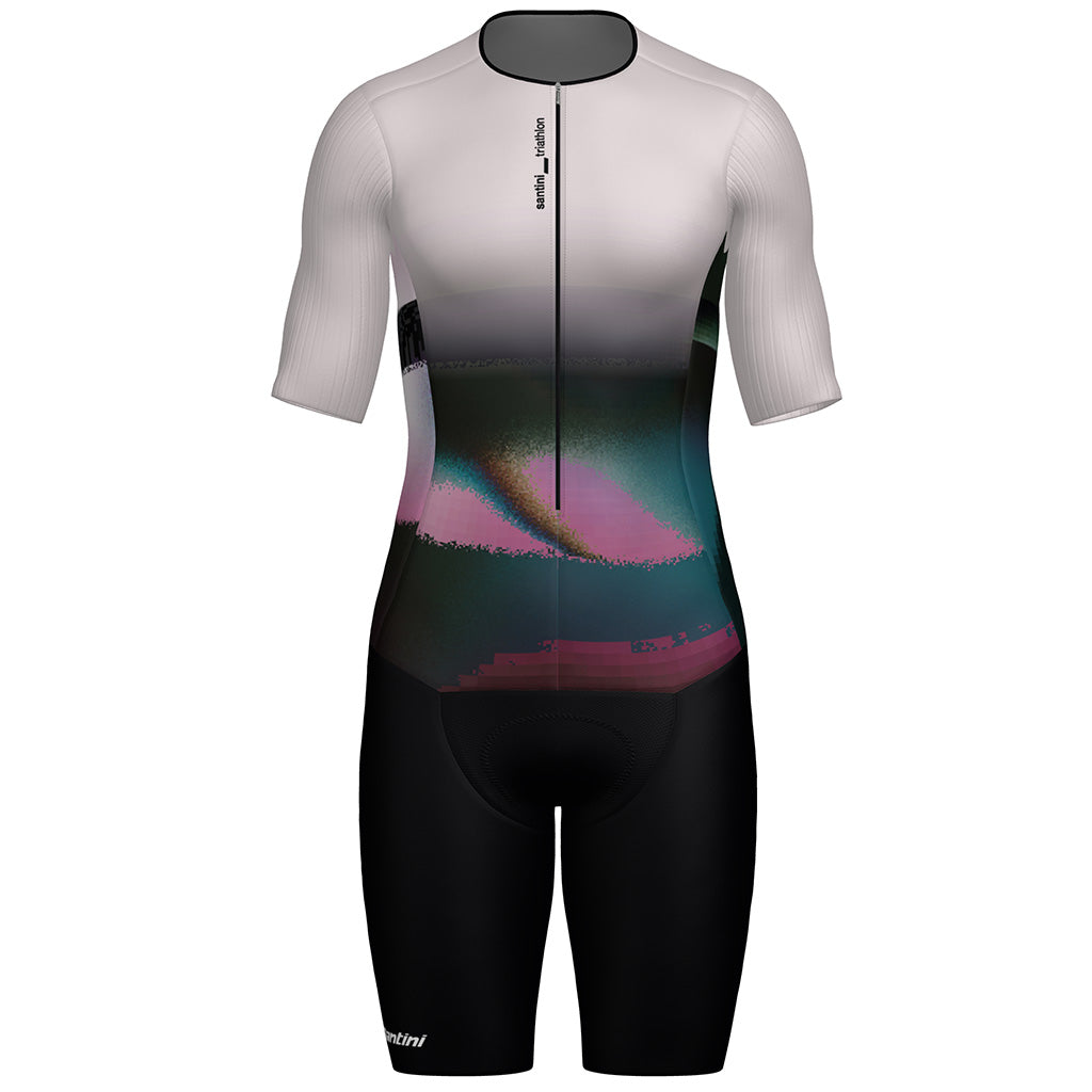 Santini Viper Trisuit Short Sleeve Black - D Byk Store