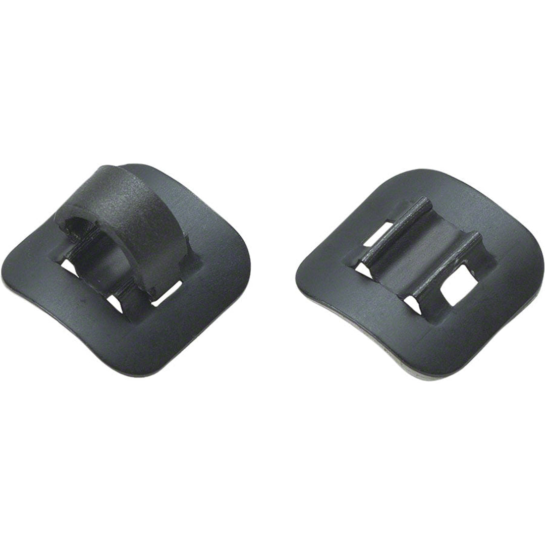 Jagwire Alloy Stick-On Cable Guides with C-Clips - Black (Pack of 4) - D Byk Store