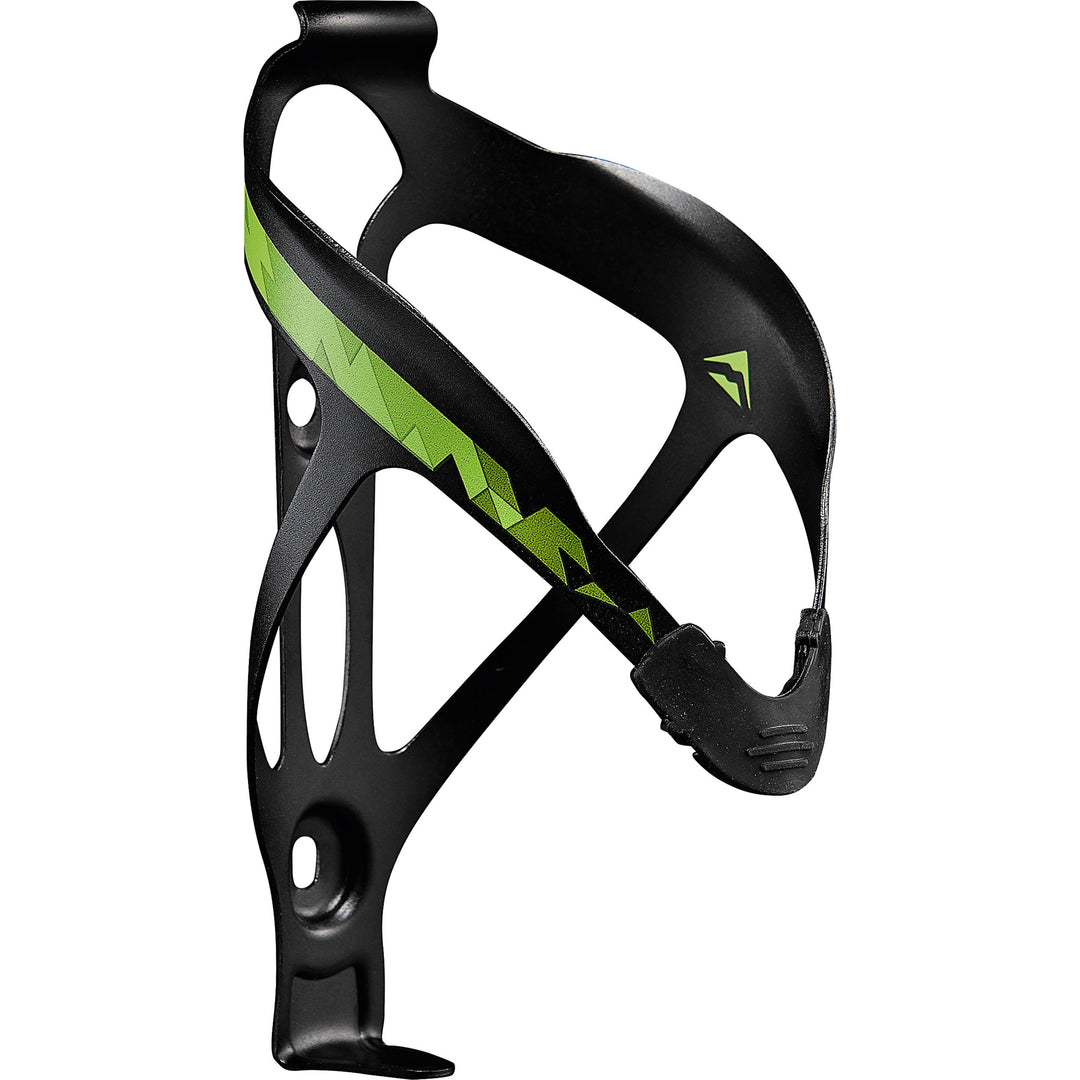 Merida Alloy Friction Bottle Cage (Black/Green) - D Byk Store