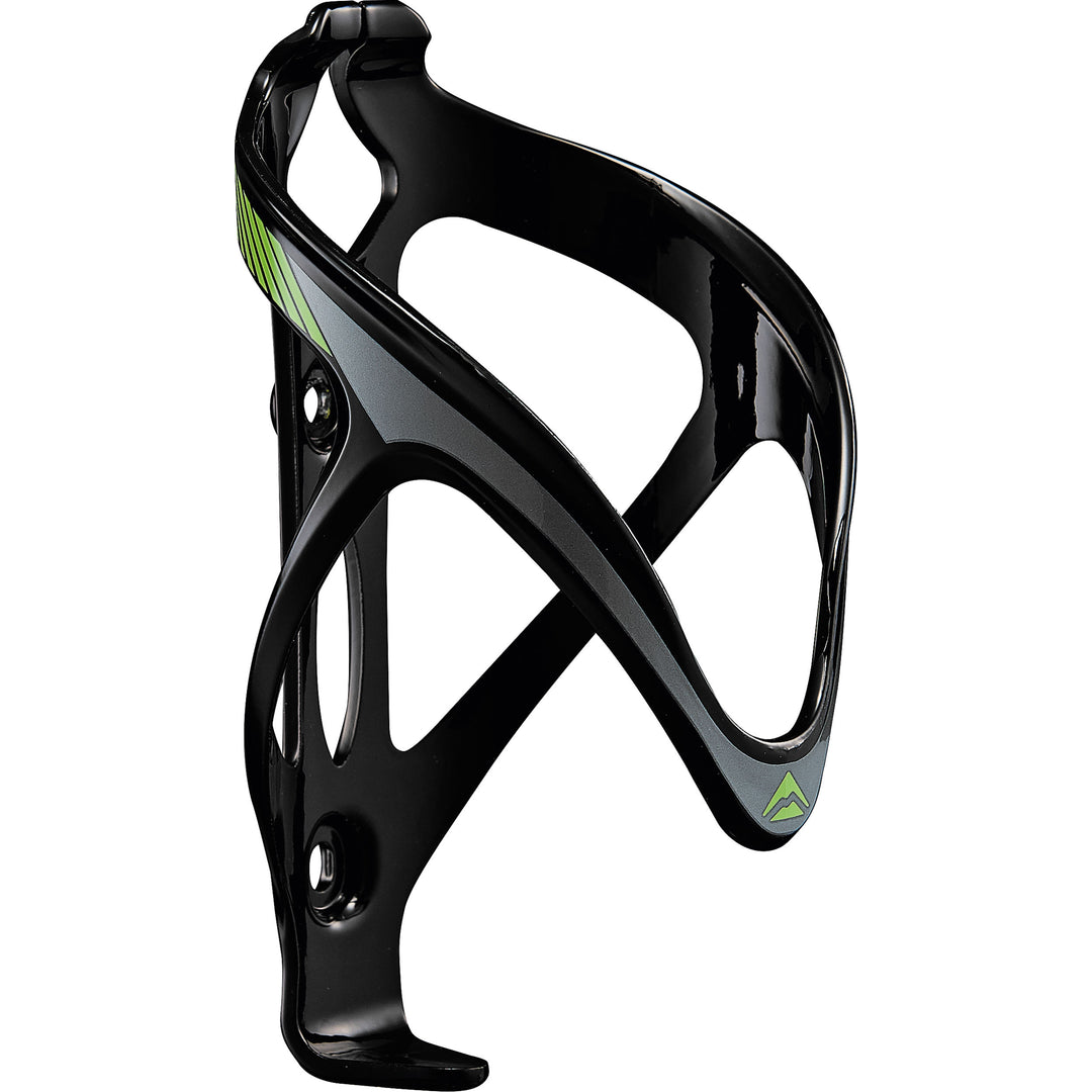 Merida Plastic Standard Bottle Cage (Black/Green/Grey) - D Byk Store