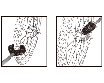 Icetoolz C124 MTB Tyre and Sprocket Brush Set - D Byk Store