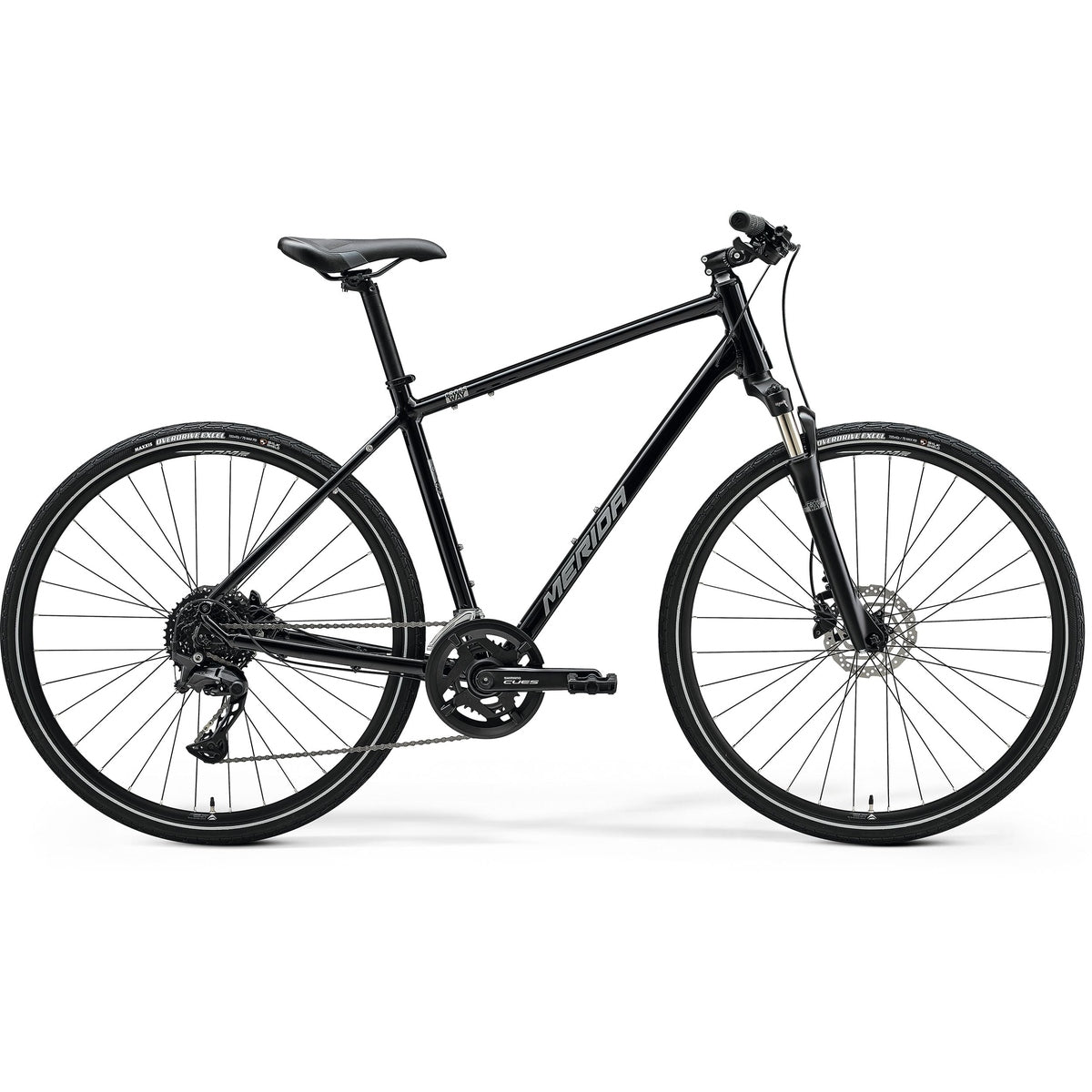 Merida Big Crossway 300 2025 - Glossy Black (Silver) - D Byk Store