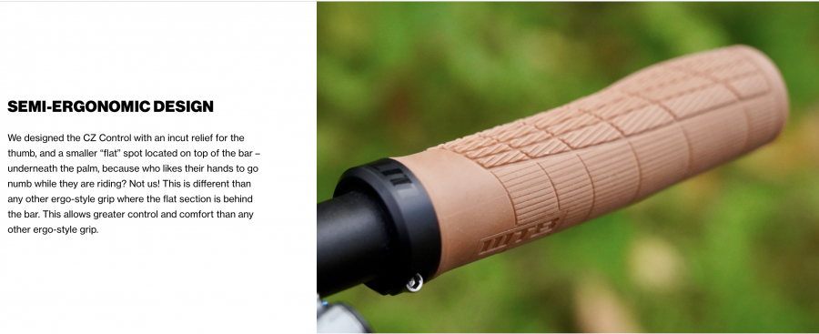WTB CZ Control Single Clamp Grip - Tan - D Byk Store