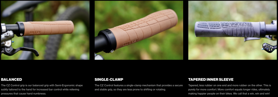 WTB CZ Control Single Clamp Grip - Tan - D Byk Store