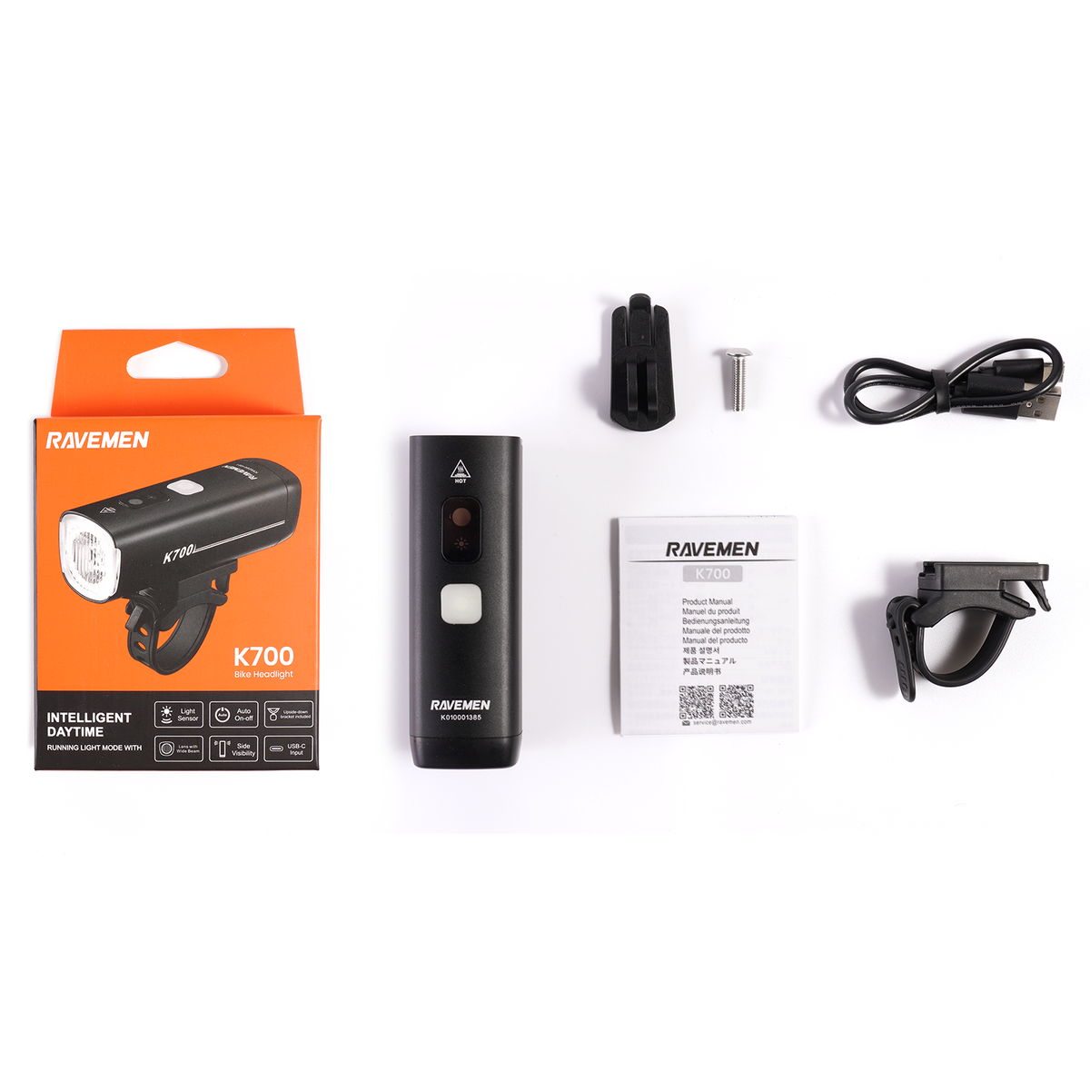 Ravemen K700 Front Light - D Byk Store