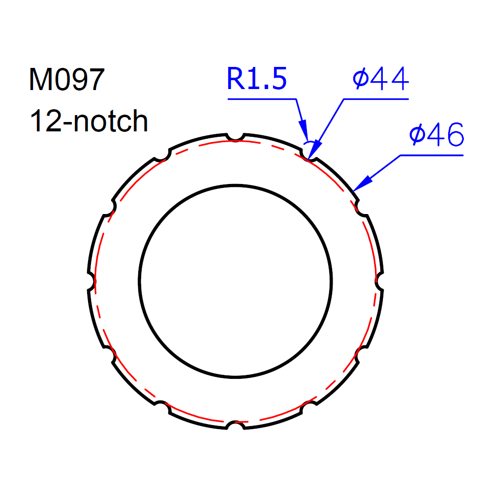 Icetoolz M097 12-Tooth BB Installation Tool 46mm - D Byk Store