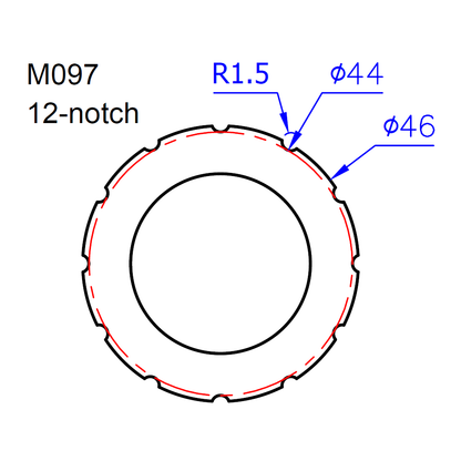 Icetoolz M097 12-Tooth BB Installation Tool 46mm - D Byk Store