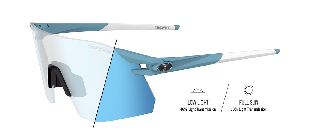 Tifosi Moab XC Sunglasses - Kinetic Blue / Clarion Blue Fototec - D Byk Store
