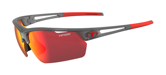 Tifosi Navar FC Sunglasses - Satin Vapor / Smoke Red Mirror - D Byk Store