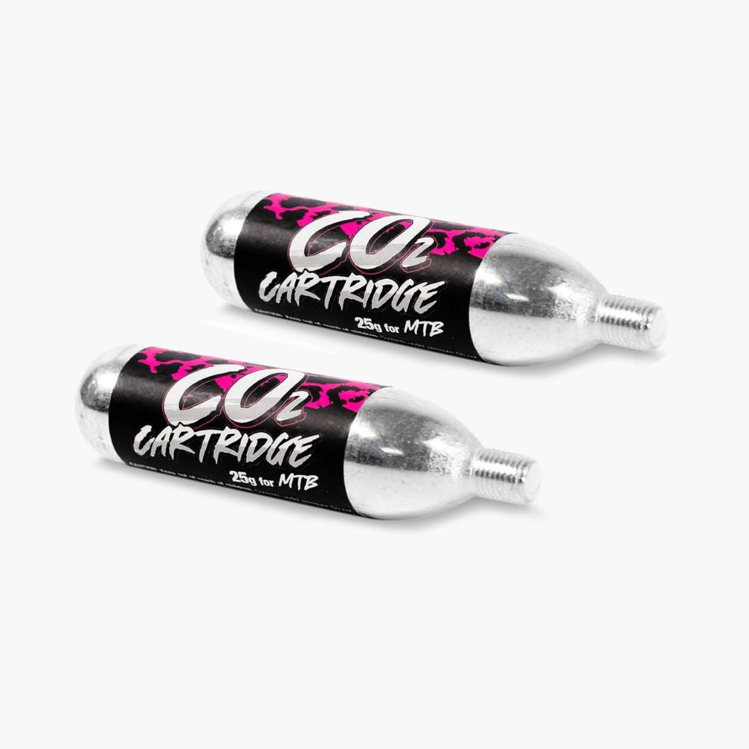 Muc off  25g CO₂ Cartridge - MTB Inflator Refill (Pack of 2)
