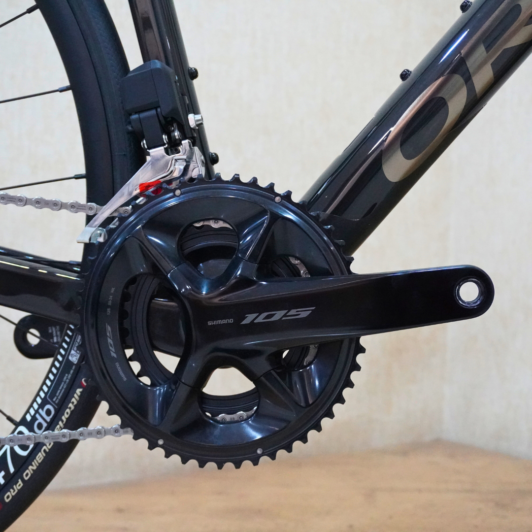 Orbea Orca M31eTEAM - Raw Carbon-Titanium (Gloss) 105 Di2