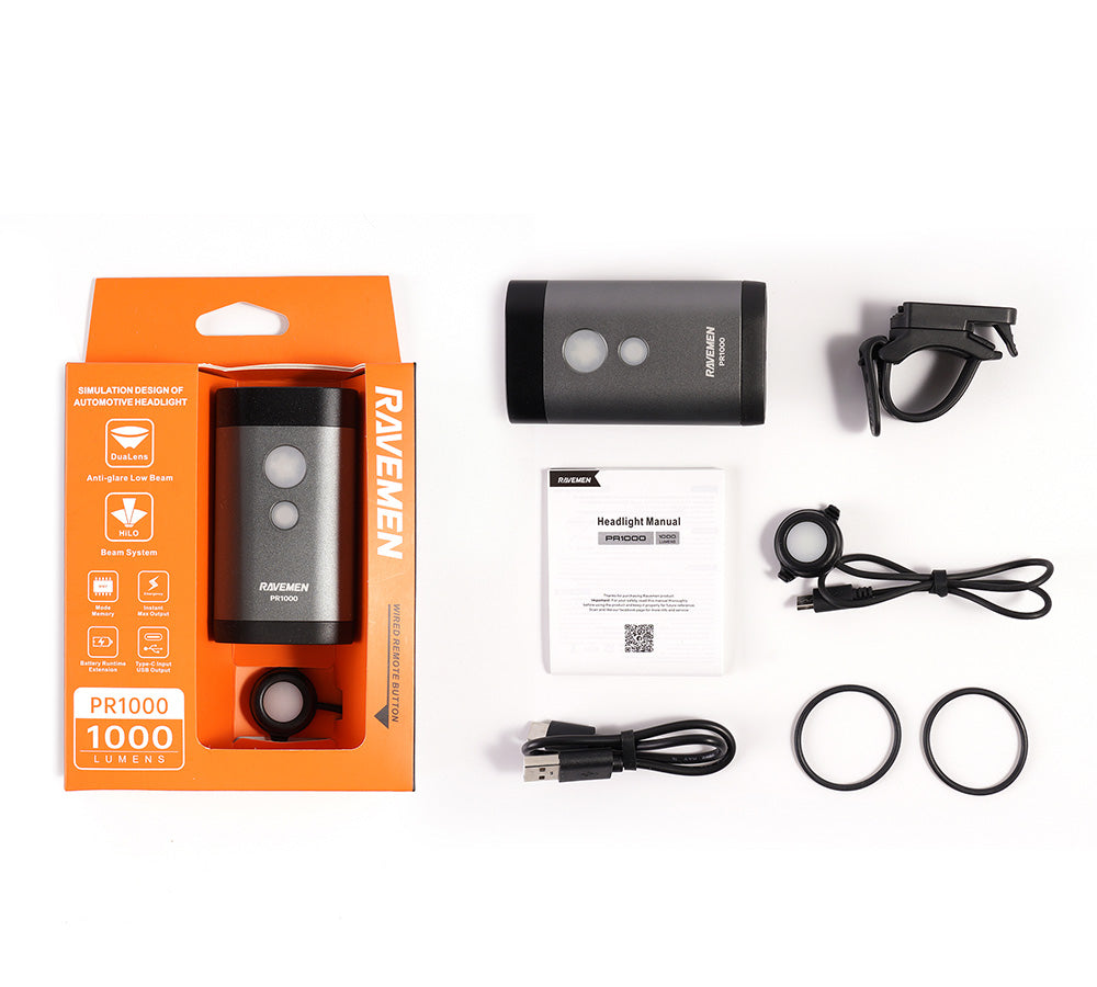 Ravemen PR1000 Front Light - D Byk Store