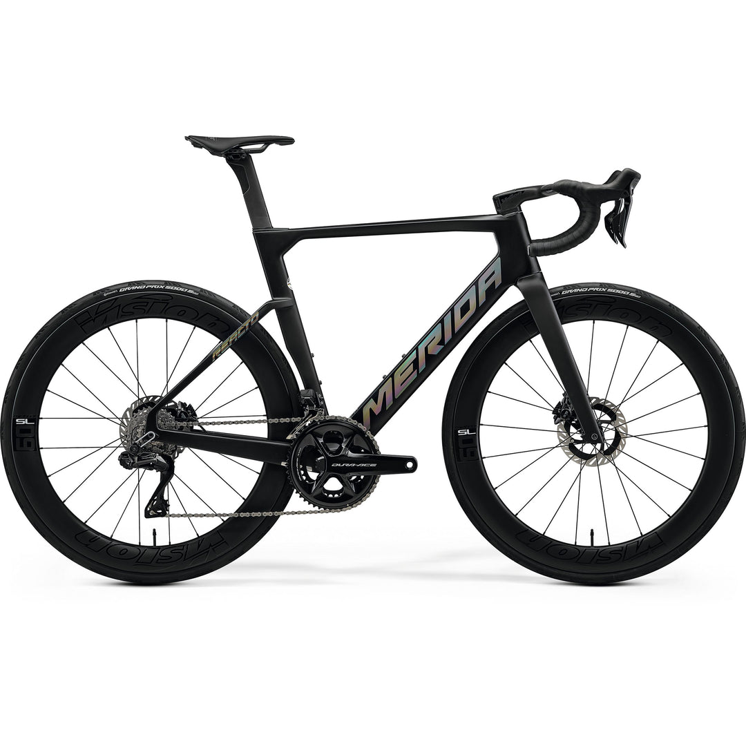 Merida Reacto Team Frameset 2026 - Silk Black (Glossy Dark Silver) - D Byk Store