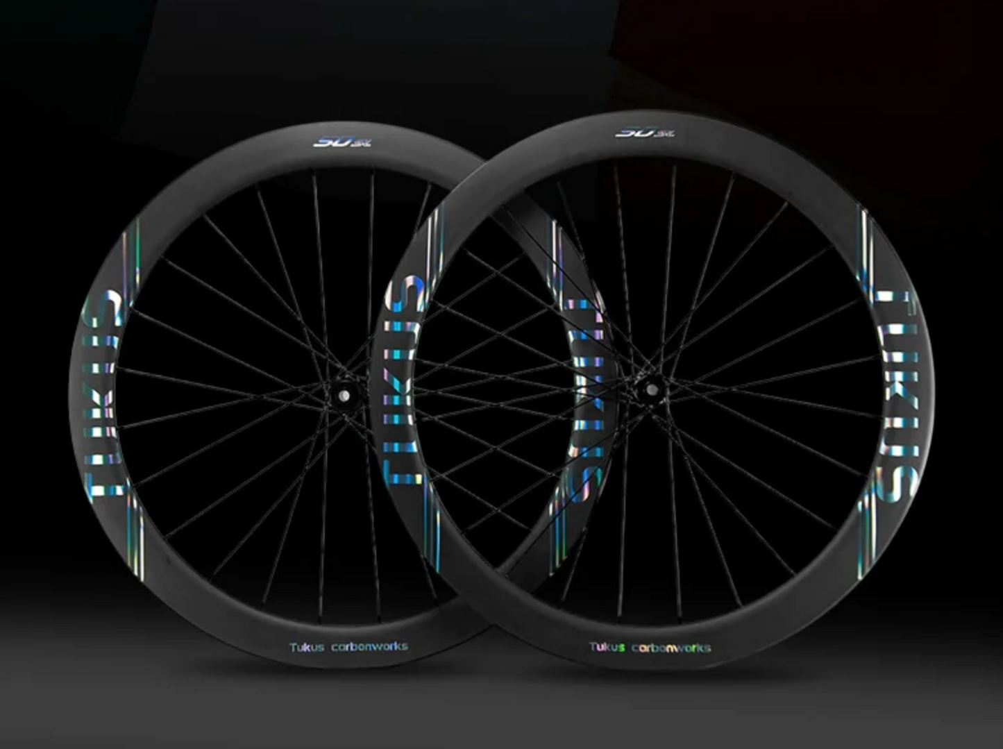Tukuswheels VELO-C50 - Disc Brake - Shimano - Centerlock Thru-Axle - Silver