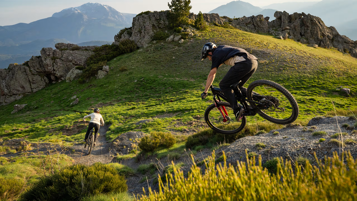 Mountain biking
