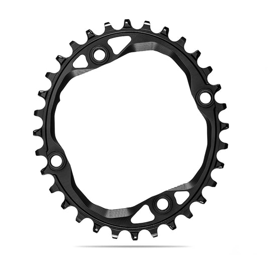 Absolute Black Oval MTB Chainring 1X Shimano 104 BCD N/W - Black - D Byk Store