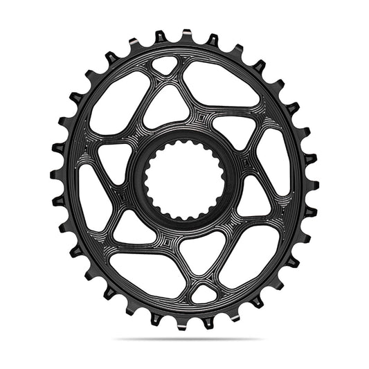Absolute Black Oval MTB Chainring 1X Shimano Direct Mount HG+ 12 Speed - Black - D Byk Store
