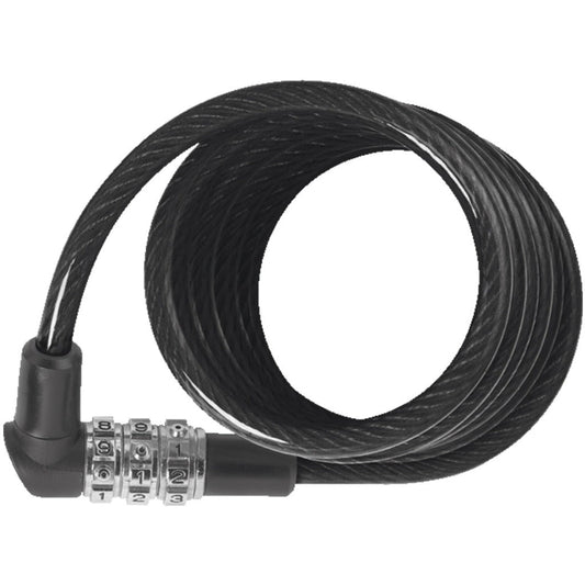 Abus Coil Cable Lock 3506C/120 - Black - D Byk Store