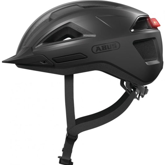 Abus LOWK-Y LED Helmet-Velvet Black - D Byk Store