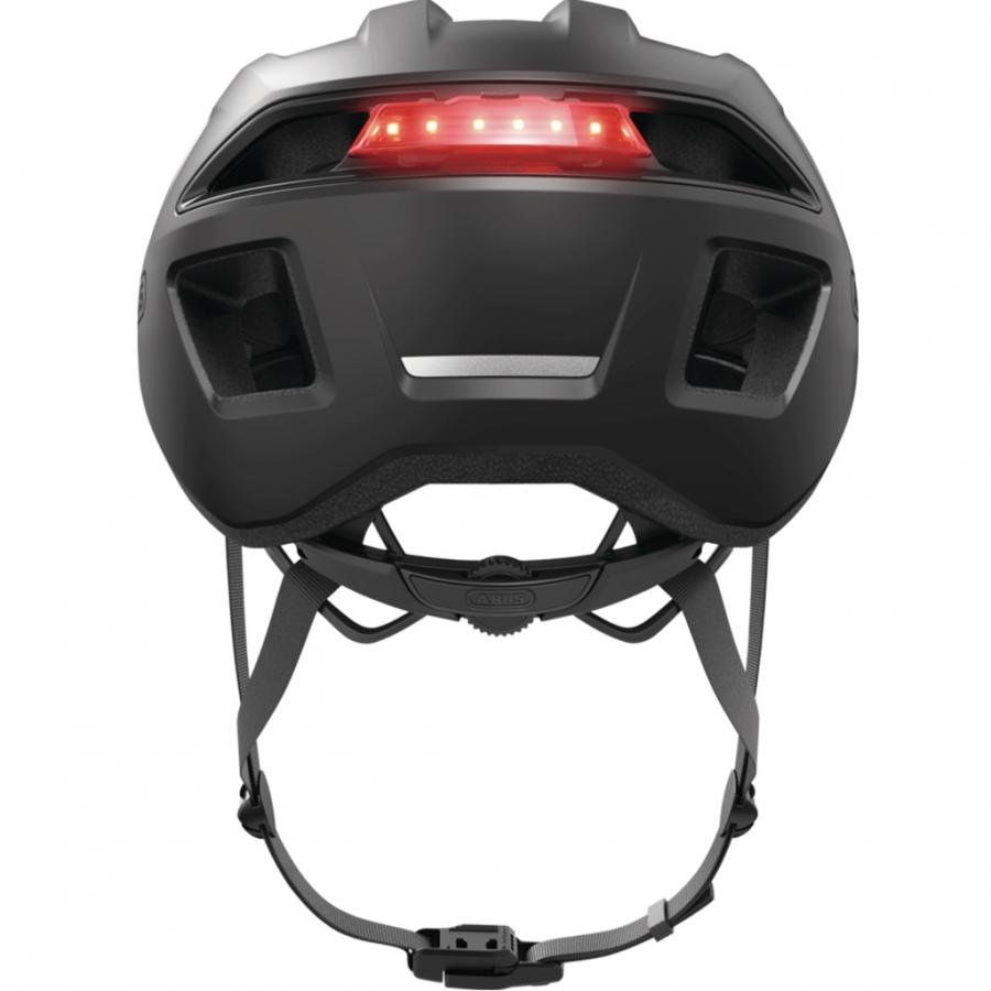 Abus LOWK-Y LED Helmet-Velvet Black - D Byk Store