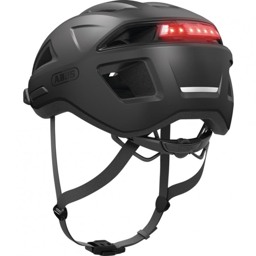 Abus LOWK-Y LED Helmet-Velvet Black - D Byk Store