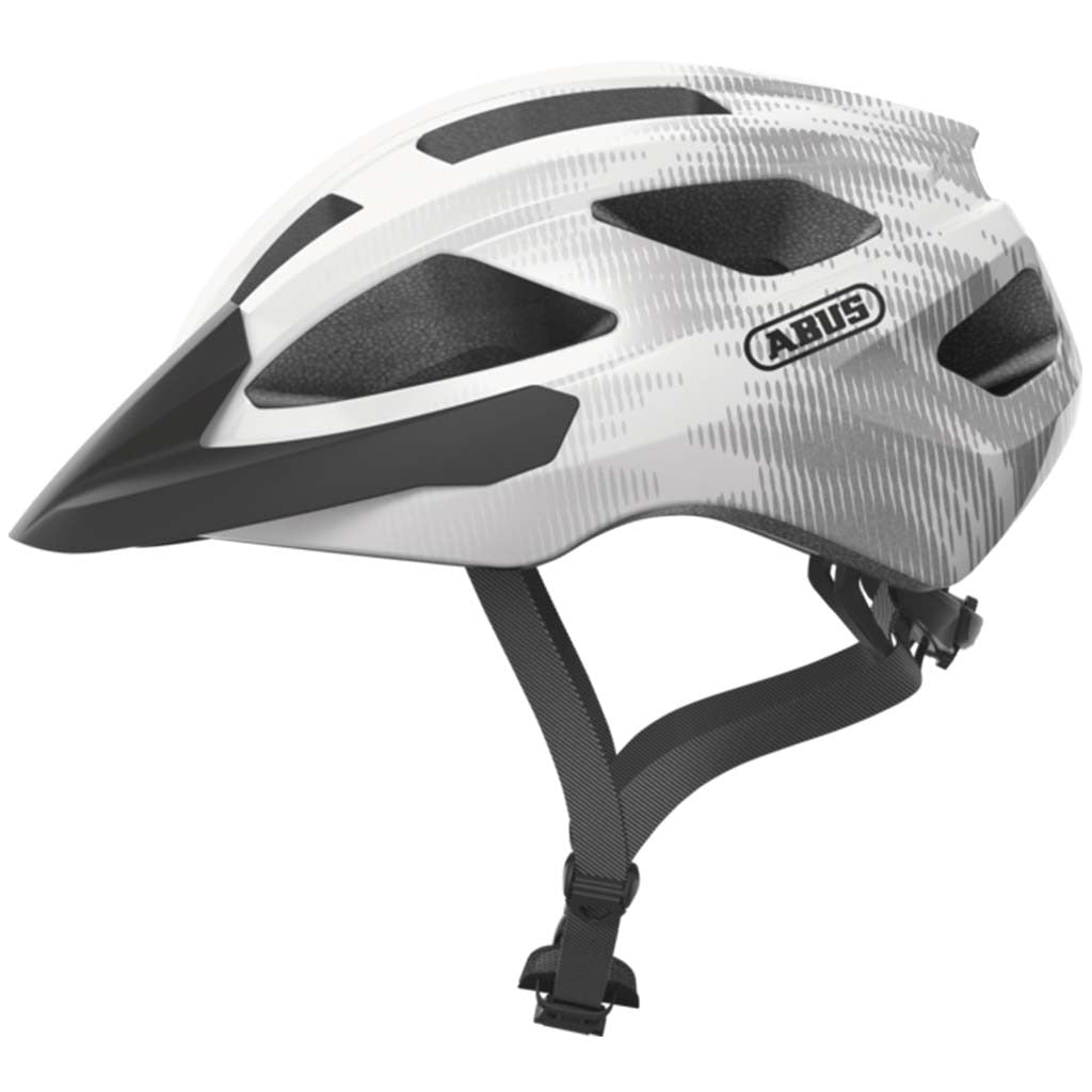 Abus Macator Helmet - White Silver - D Byk Store