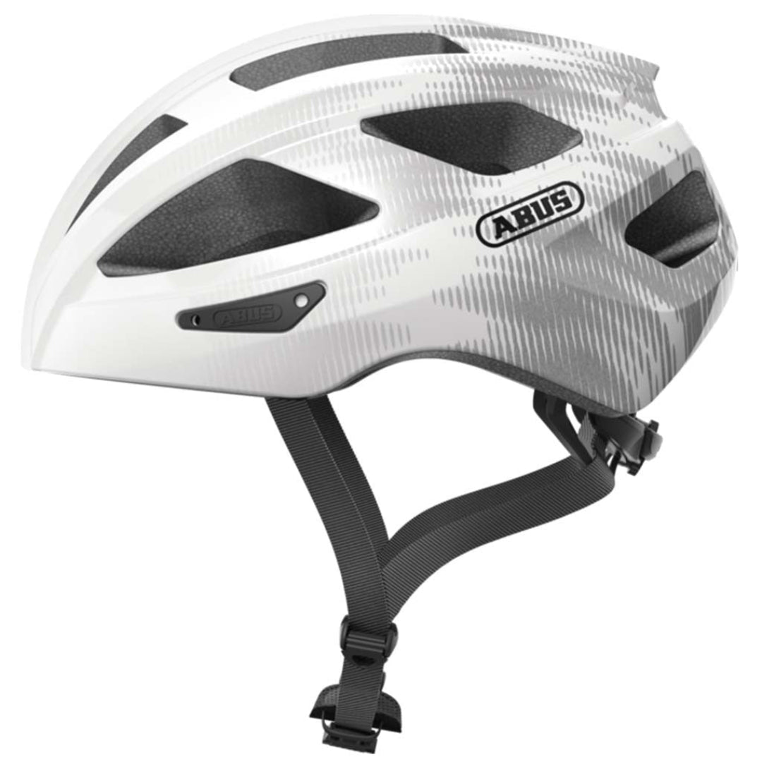 Abus Macator Helmet - White Silver - D Byk Store