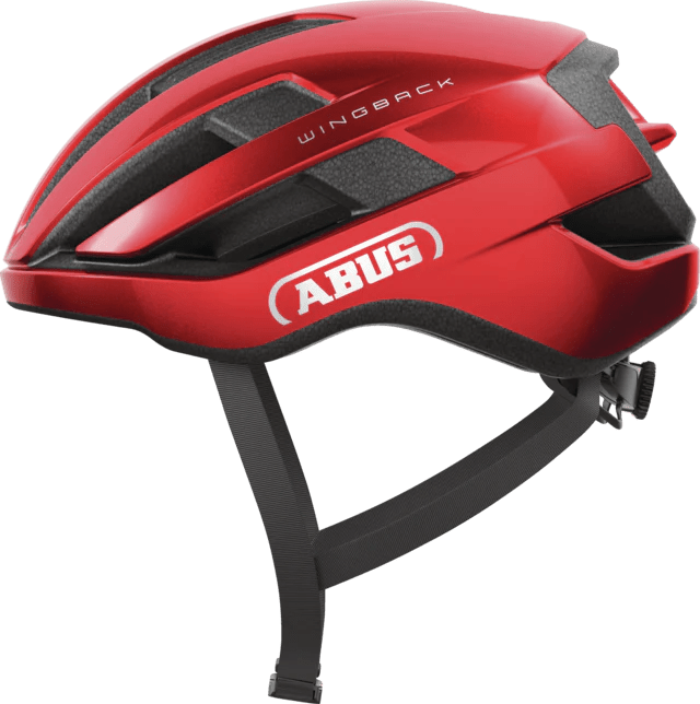 Abus Wingback Road Cycling Helmet - Performance Red - D Byk Store