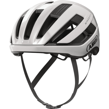Abus Wingback Road Cycling Helmet - Shiny White - D Byk Store