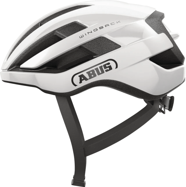 Abus Wingback Road Cycling Helmet - Shiny White - D Byk Store