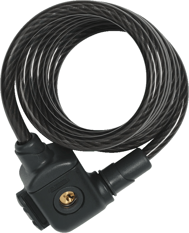 Abus Winner 885/185 Coil Cable Lock with RBKF Bracket - Black - D Byk Store