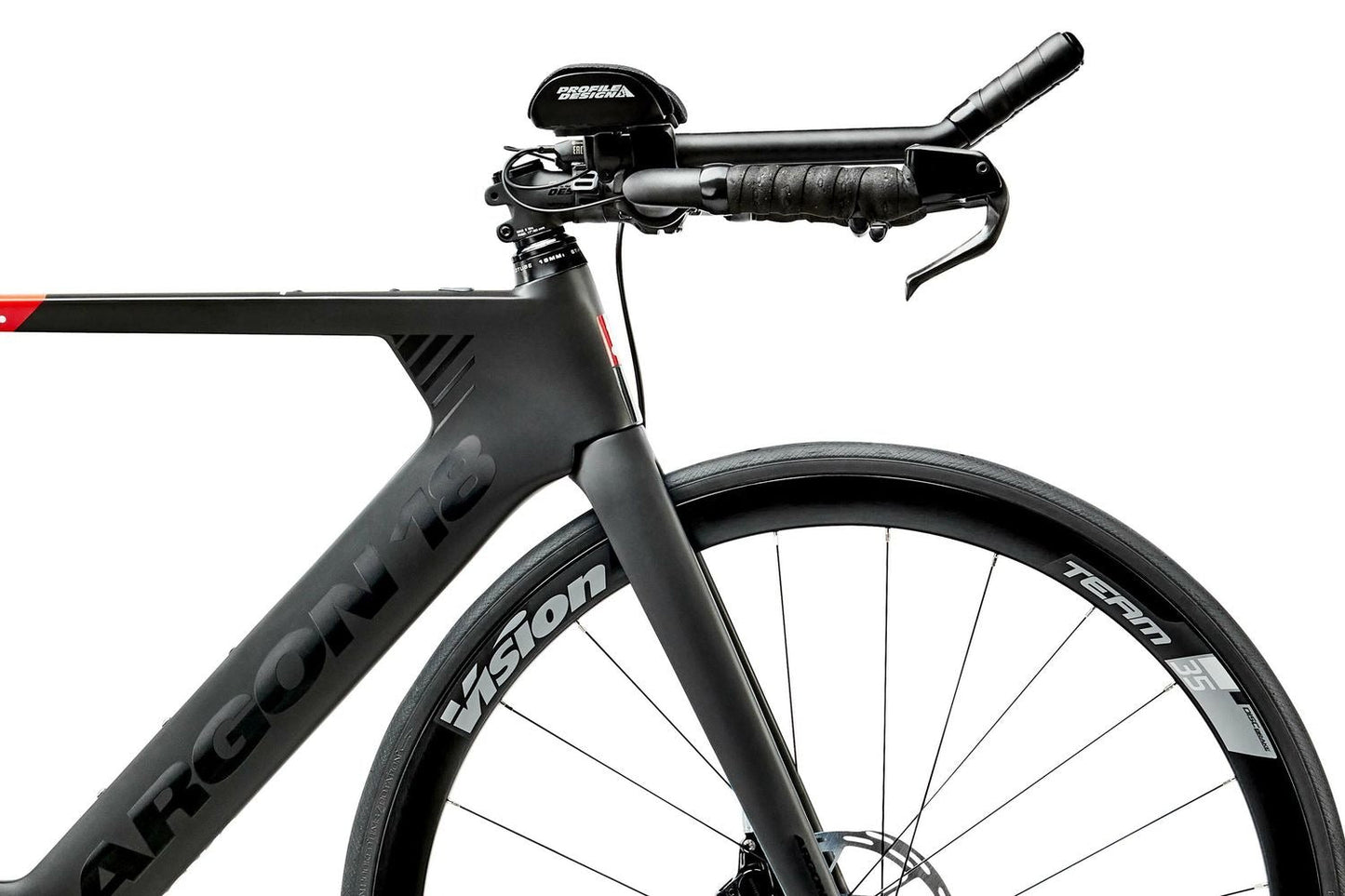 Argon 18 E - 117 Tri Disc Ultegra Di2 - Black Matt Gloss - D Byk Store