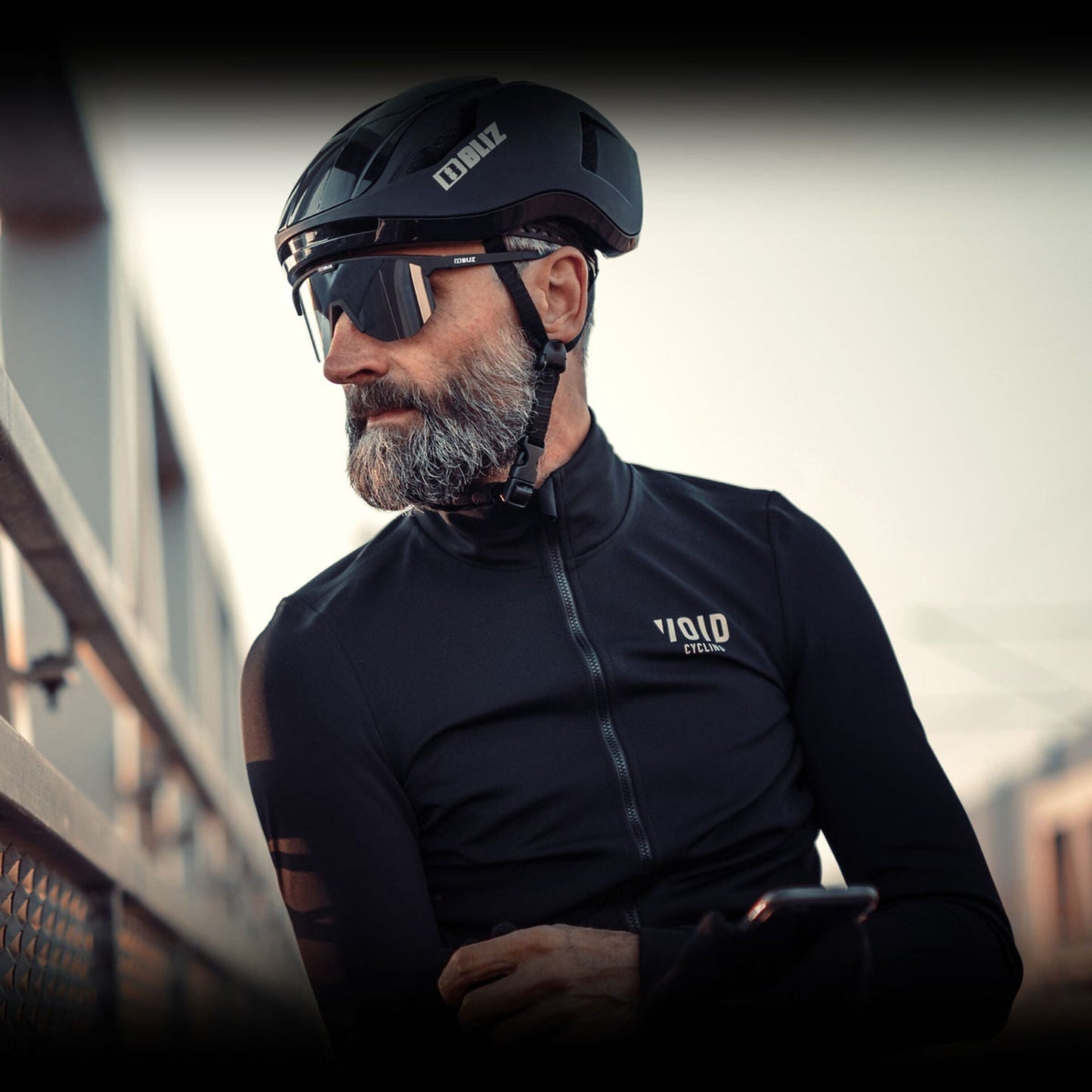 Bliz Hero - Matt Black / Brown with blue multi - D Byk Store
