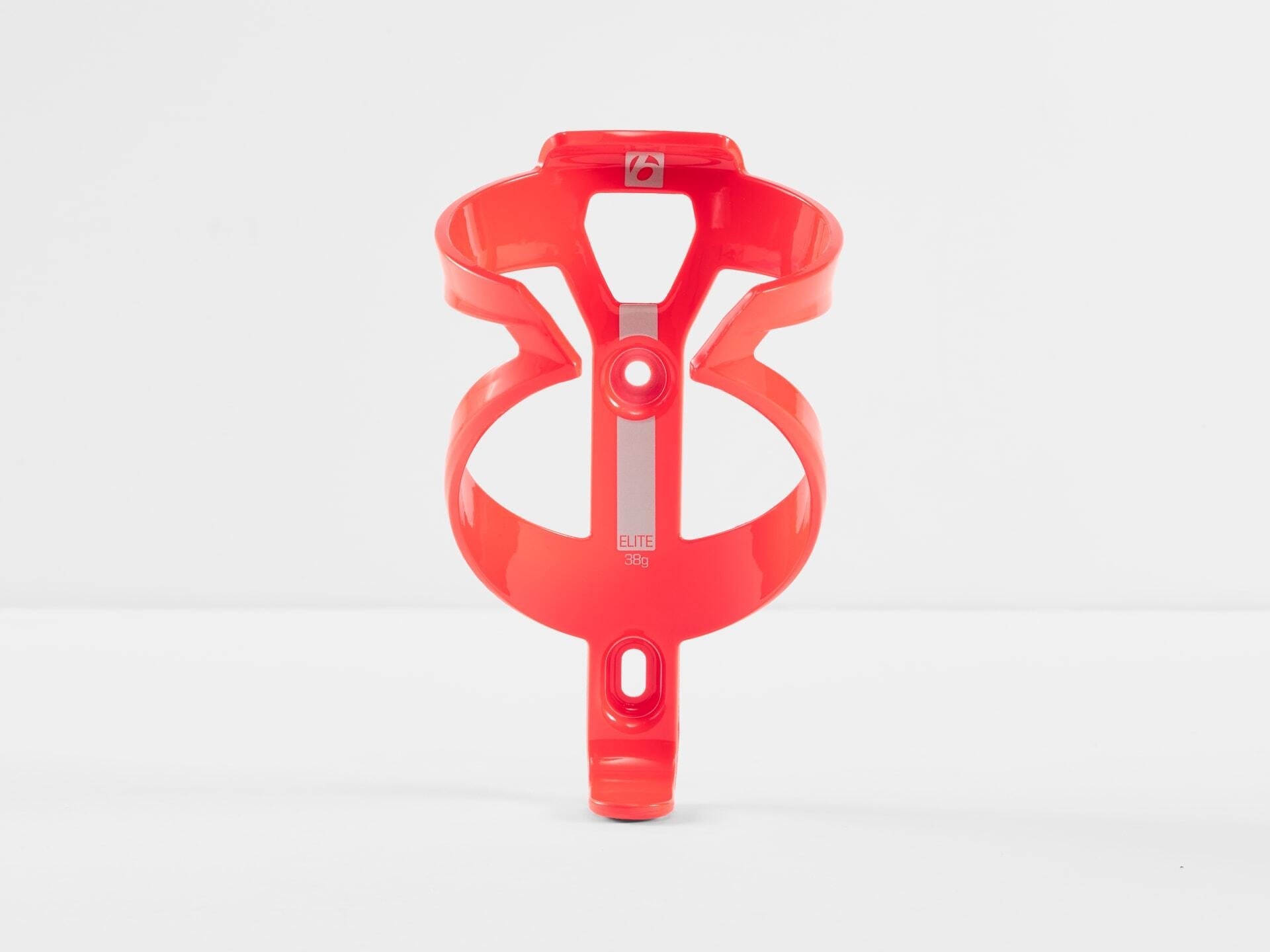 Bontrager Elite Recycled Water Bottle Cage - Radioactive Coral (Glossy) - D Byk Store
