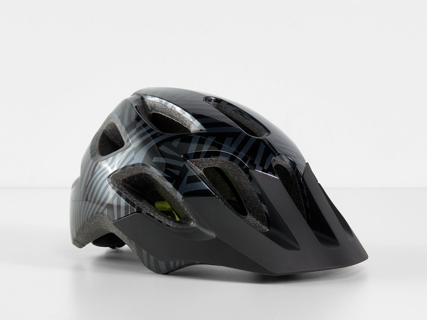 Bontrager Tyro Youth Bike Helmet - Black/Radioactive Yellow Matte - D Byk Store