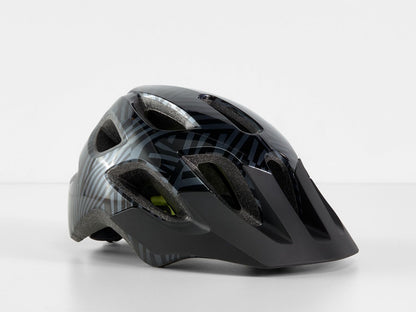 Bontrager Tyro Youth Bike Helmet - Black/Radioactive Yellow Matte - D Byk Store