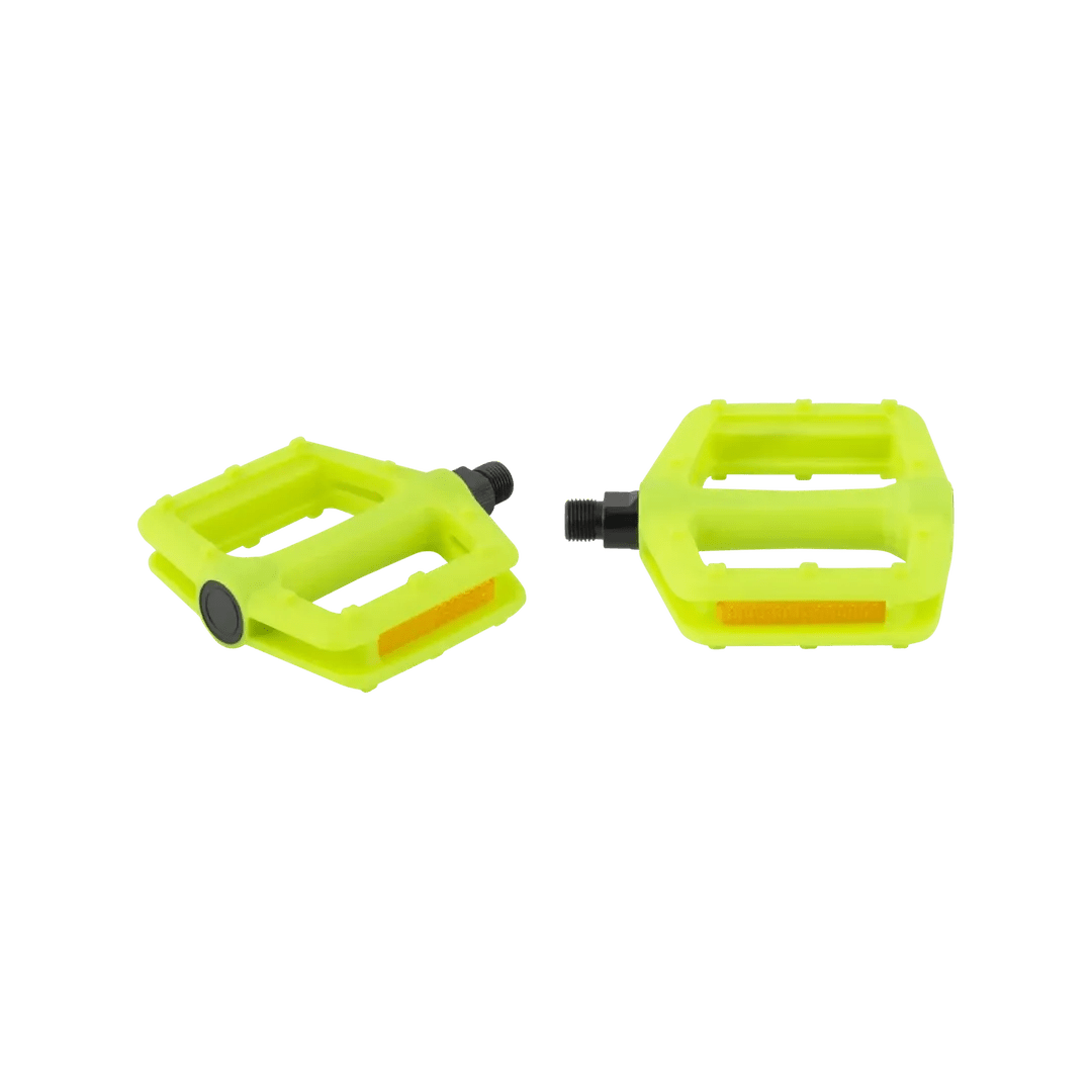 Bontrager VP Components VP - 536 Nylon Pedal Set - Visibility Green - D Byk Store