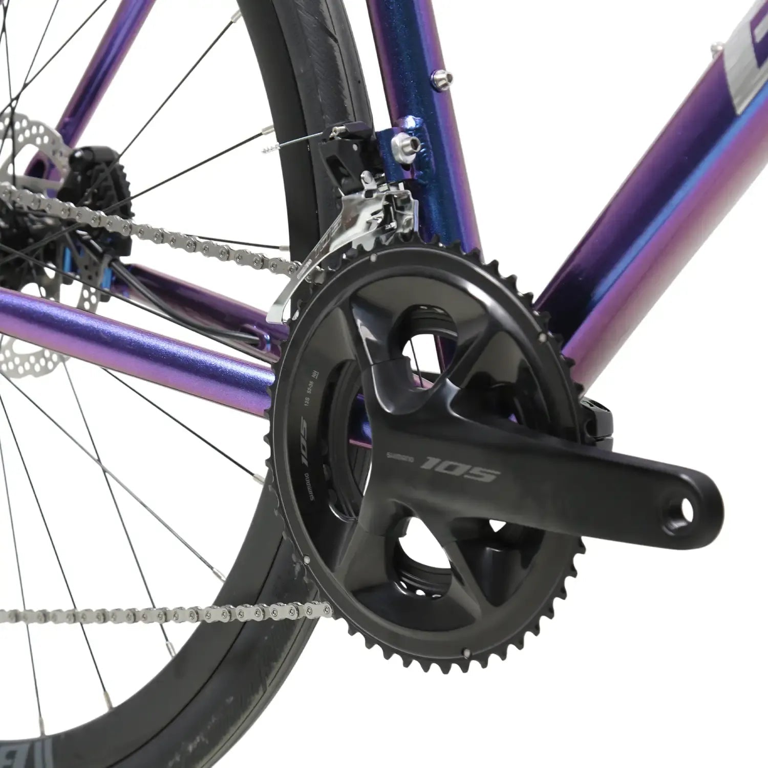 Bonzai Endurance 105 Road Bike - Galaxy Purple Blue - D Byk Store