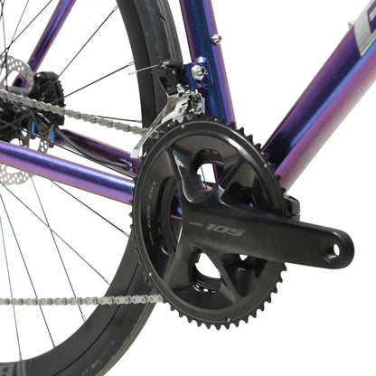 Bonzai Endurance 105 Road Bike - Galaxy Purple Blue - D Byk Store