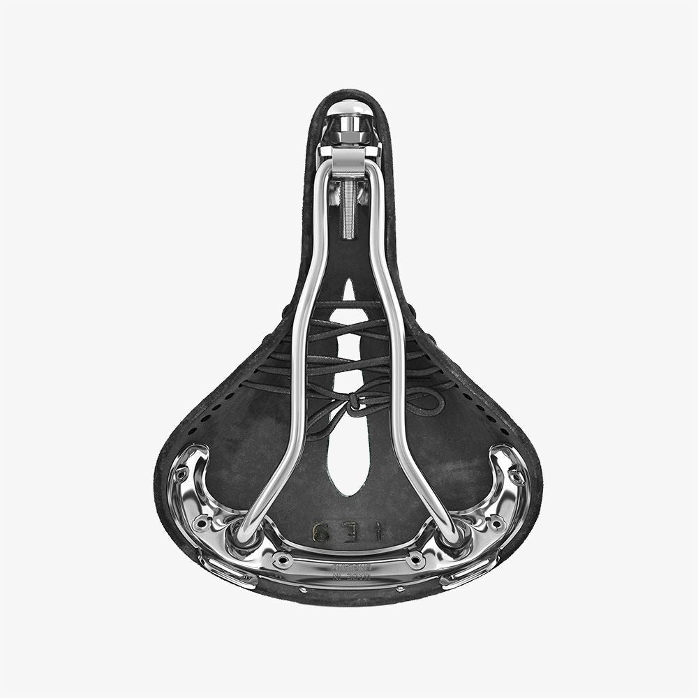 Brooks Saddle B17 Short Carved - Black - D Byk Store