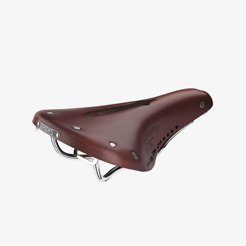 Brooks Saddle B17 Short Carved - Brown - D Byk Store