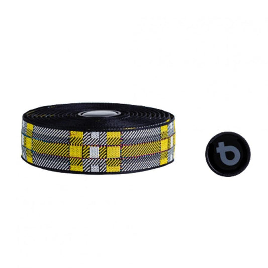 BTP Woven Bartape - Tartan Yellow - D Byk Store