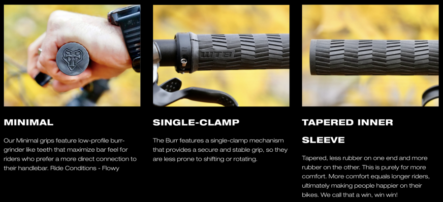 WTB Burr Single Clamp Grip - Tan - D Byk Store