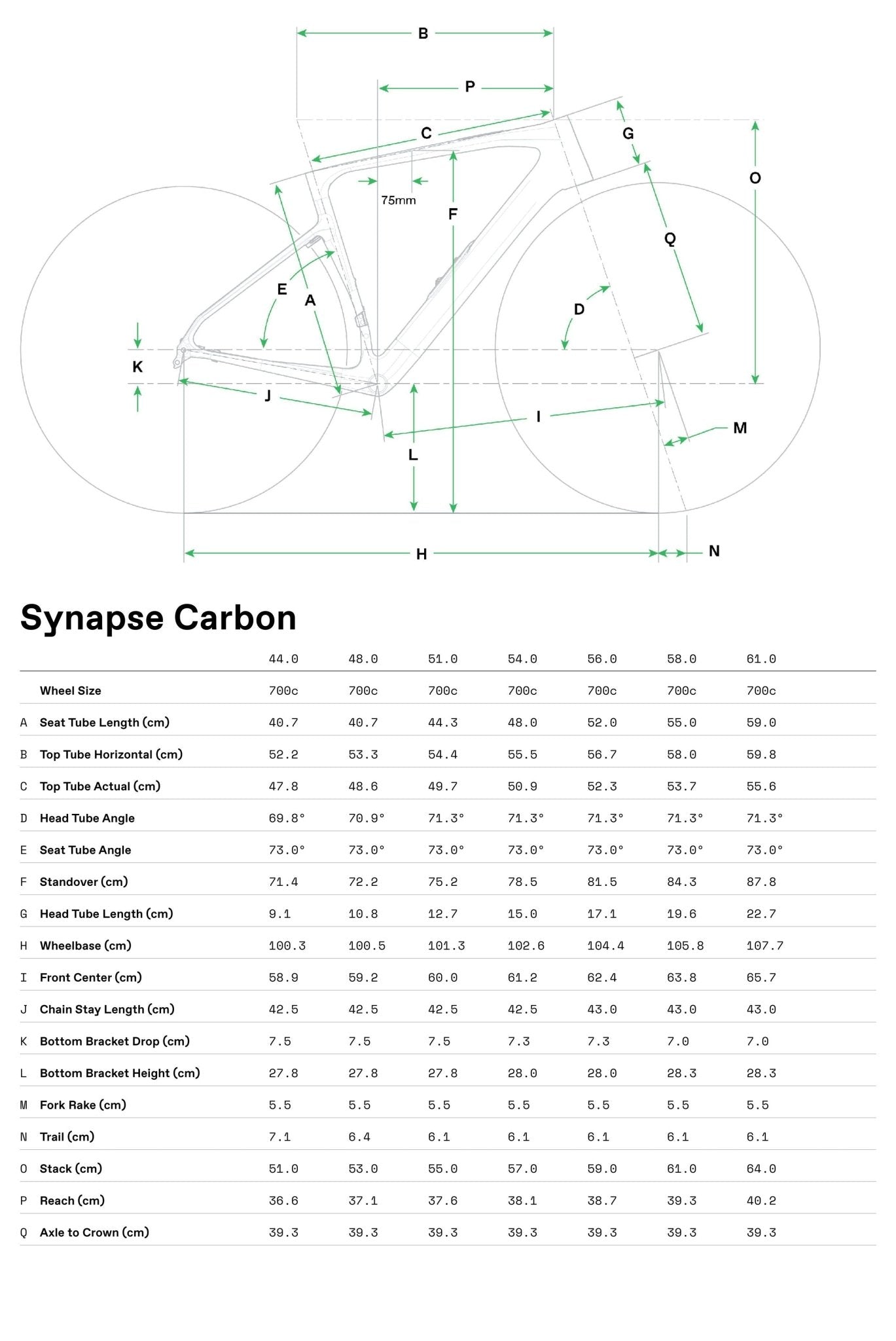 Cannondale Synapse Carbon 5 - Black - D Byk Store