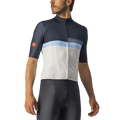 Castelli A Blocco Mens Cycling Jersey - Savile Blue/China Blue/Azzurro - D Byk Store