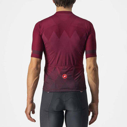 Castelli A Tutta Mens Cycling Jersey - Bordeaux - D Byk Store