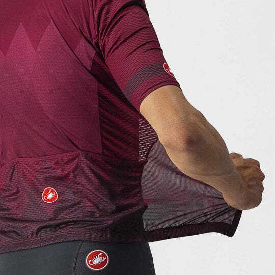 Castelli A Tutta Mens Cycling Jersey - Bordeaux - D Byk Store